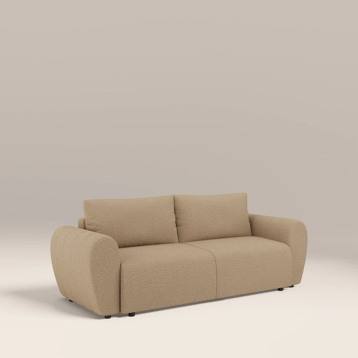 Aldbury 3 Seater Sofa Bed Speckled Latte Boucle
