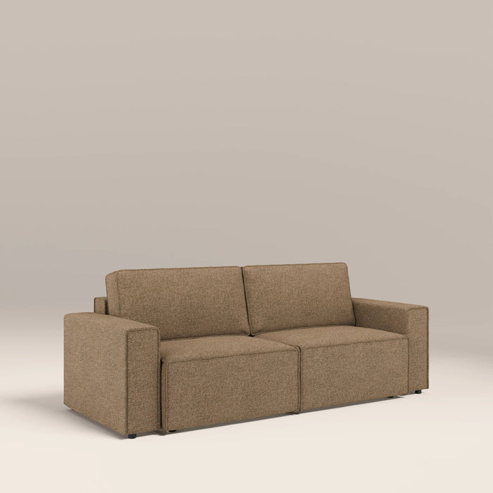 Ilana 3 Seater Sofa Bed Speckled Cappuccino Boucle