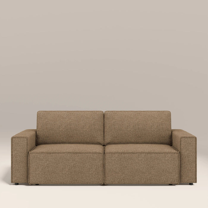 Ilana 3 Seater Sofa Bed Speckled Cappuccino Boucle