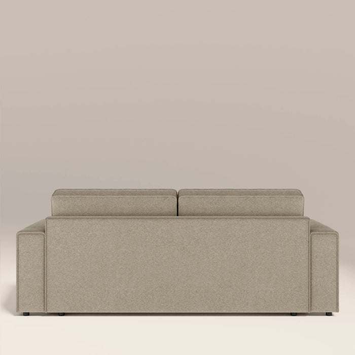 Ilana 3 Seater Sofa Bed Soft Barley Sustainable Mohair Velvet