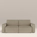 Ilana 3 Seater Sofa Bed | Soft Barley Sustainable Mohair Velvet