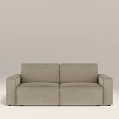 Ilana 3 Seater Sofa Bed | Soft Barley Sustainable Mohair Velvet