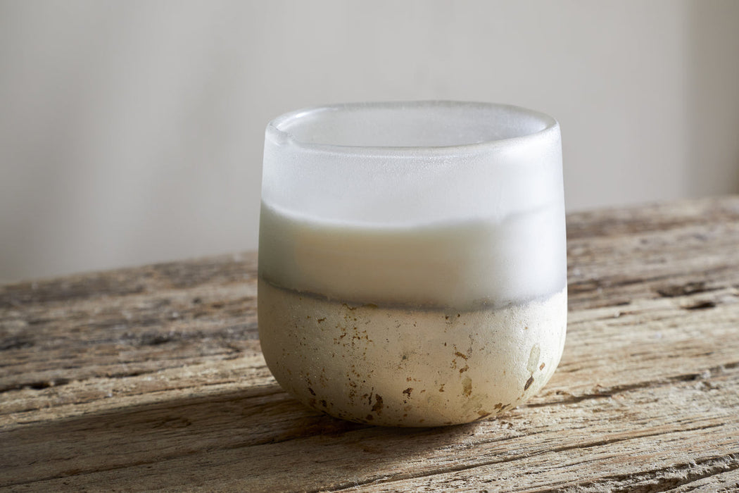 Cardamom & Amber 1 Wick Scented Candle - Aged Smoke