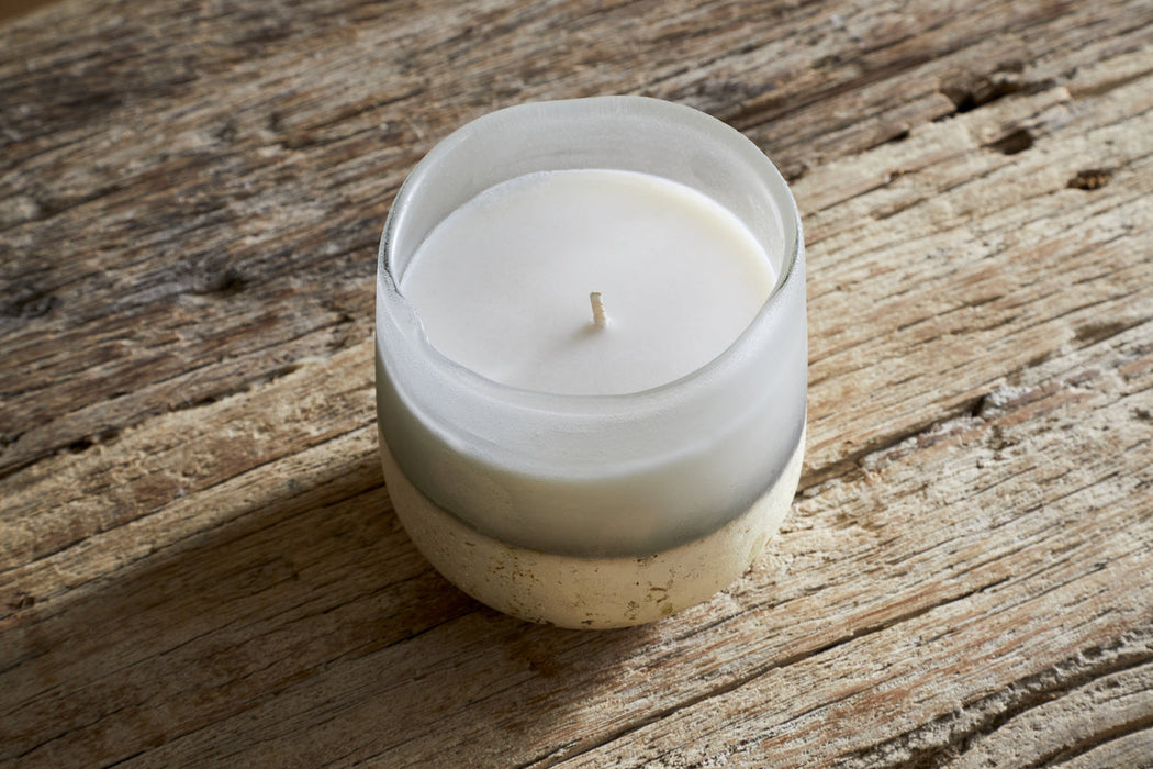 Cardamom & Amber 1 Wick Scented Candle - Aged Smoke