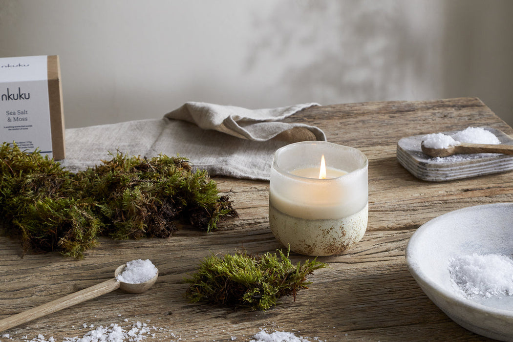 Sea Salt Moss 1 Wick Scented Candle