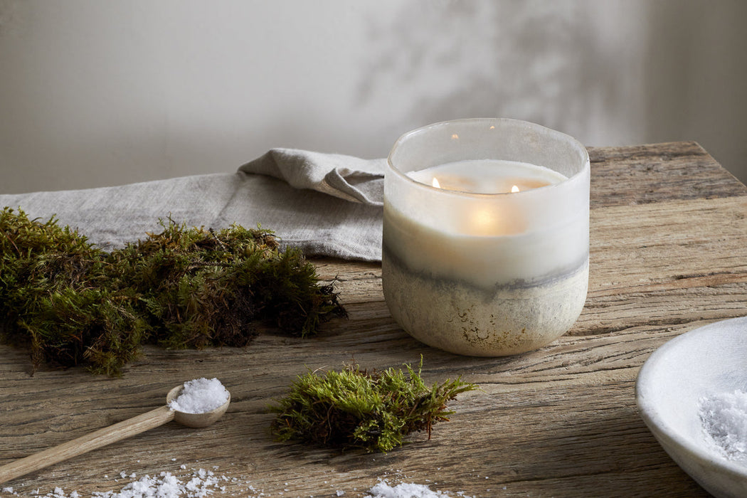 Sea Salt Moss 3 Wick Scented Candle