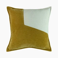 Tabby Square Cushion | Whiskey Brown & Cream