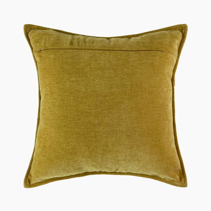 Tabby Square Cushion Whiskey Brown & Cream