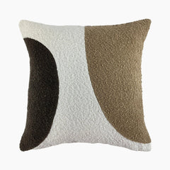 Charlie Square Cushion | Latte Brown Boucle