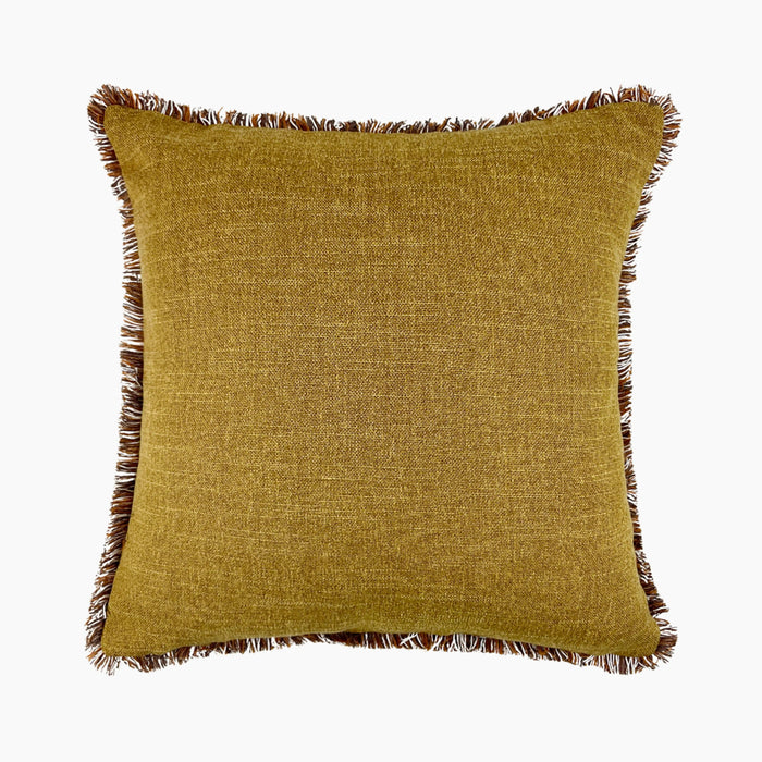 Tassa Square Cushion Whiskey Brown