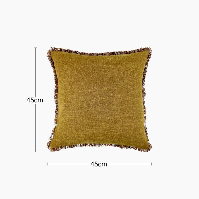 Tassa Square Cushion Whiskey Brown