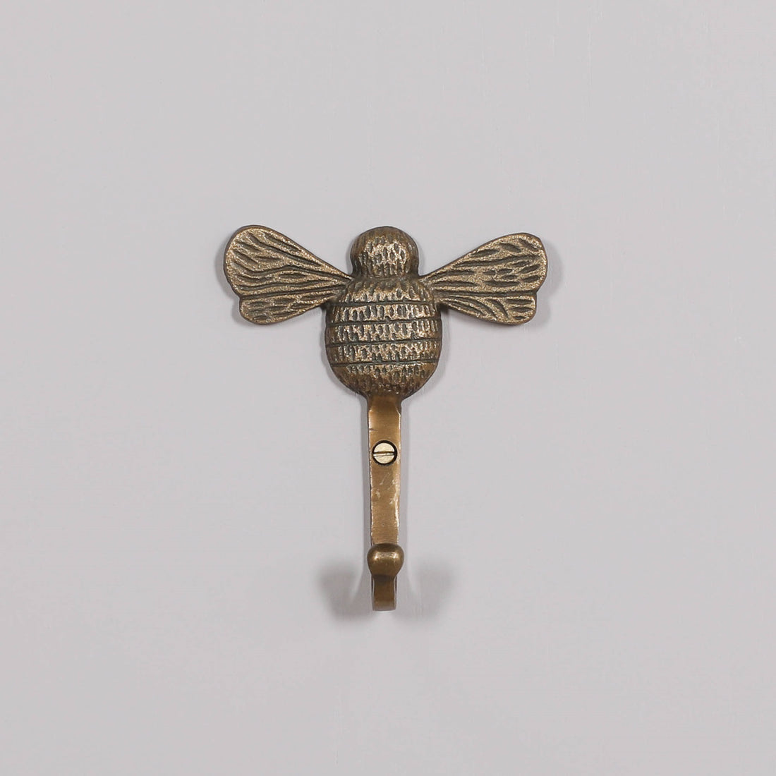Vintage Brass Style Bee Wall Hook