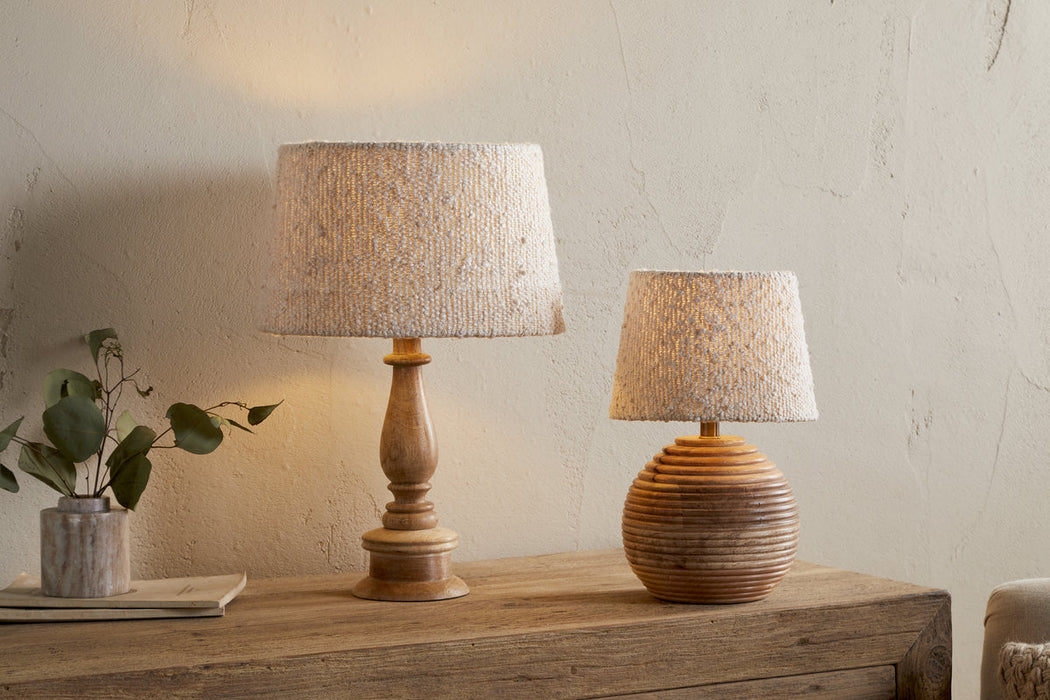 Sakiti Boucle Lampshade Off White