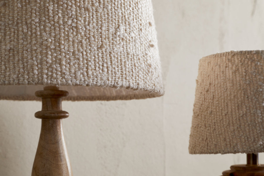 Sakiti Boucle Lampshade Off White