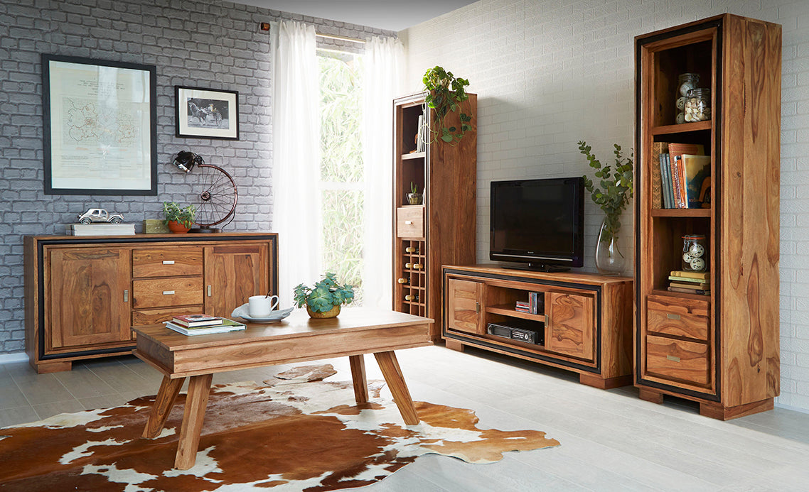 Jodhpur Sheesham Wine Bookcase