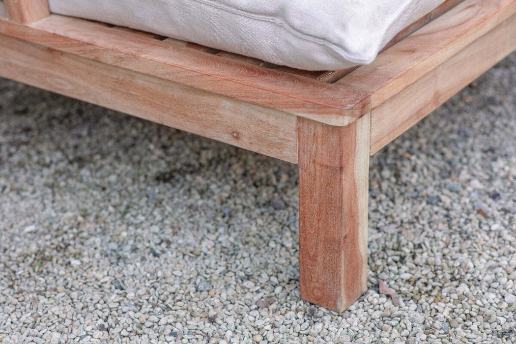 Sadhi Acacia Wood Outdoor Love Seat Natural