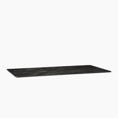 Safia Rectangle Table Top | Black Portoro Marble Effect