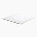 Safia Square Table Top | White Calacatta Marble Effect