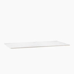 Safia Rectangle Table Top | White Calacatta Marble Effect