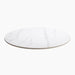 Safia Round Table Top | White Calacatta Marble Effect
