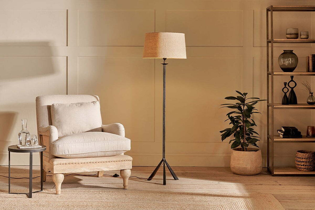 Sahhil Metal Tripod Floor Lamp Antique Bronze