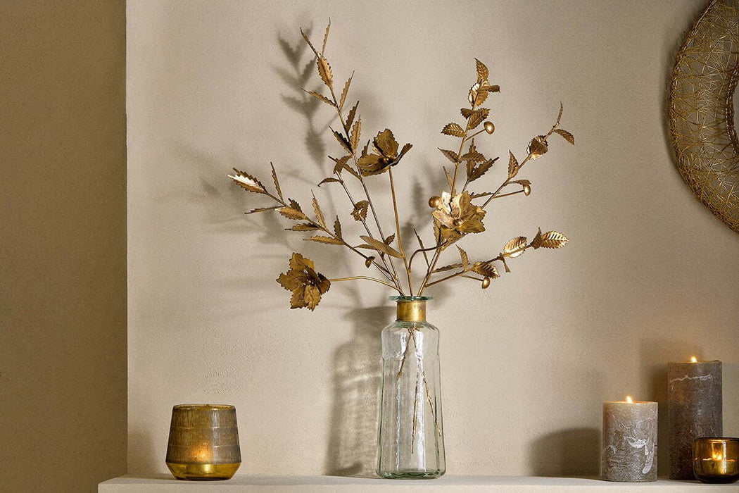 San Stem Foliage Antique Brass