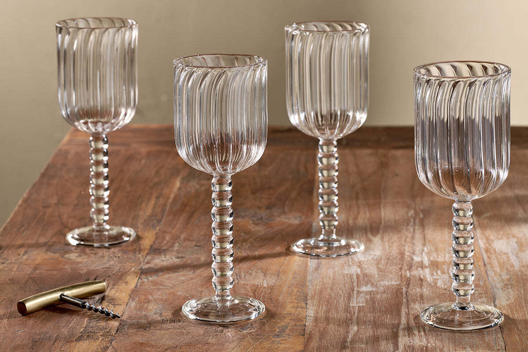 Santosa Wine Glass Clear Set Of 2