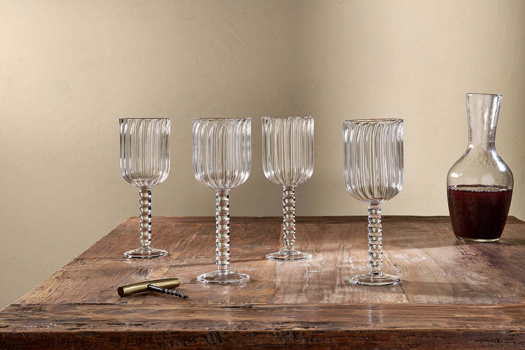 Santosa Wine Glass Clear Set Of 2