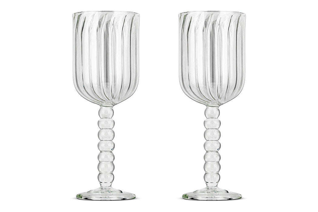 Santosa Wine Glass - Clear Set of 2