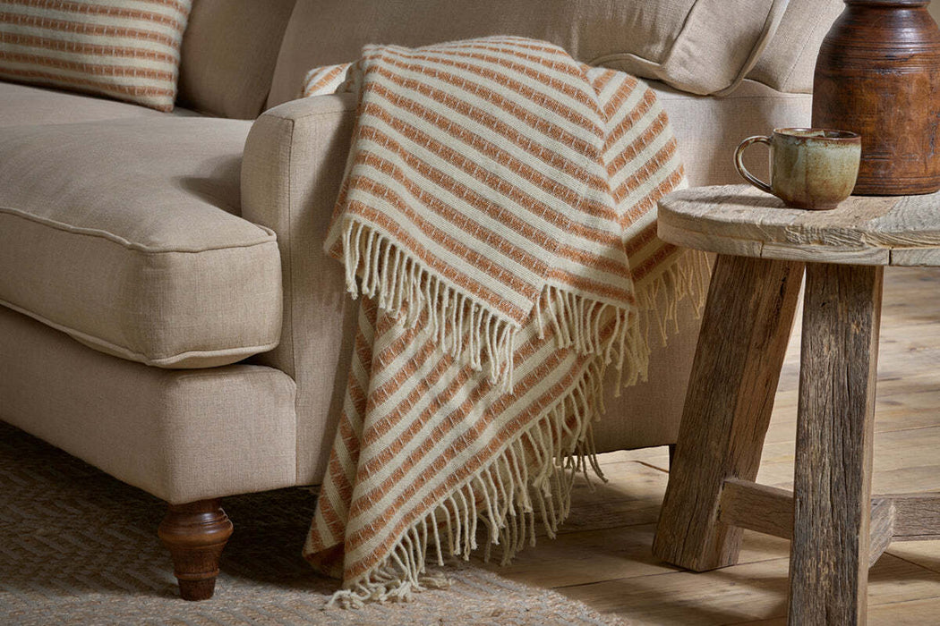 Sanval Wool Throw Rust