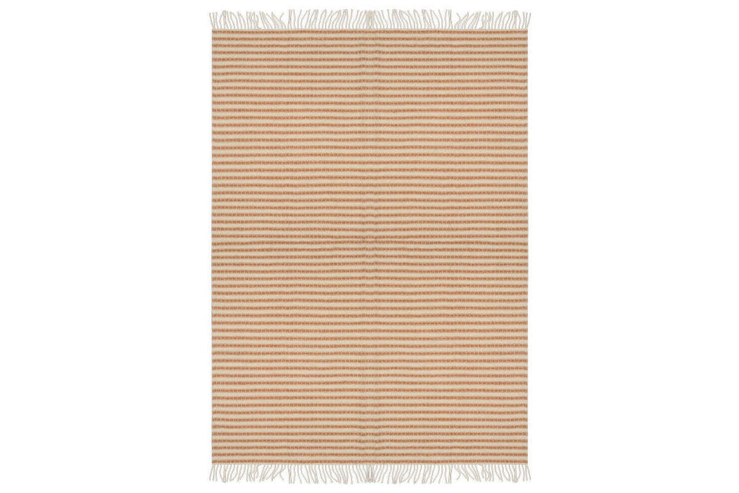 Sanval Wool Throw Rust