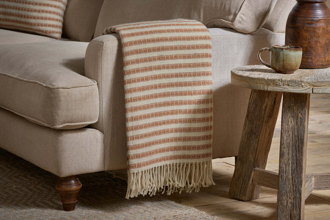 Sanval Wool Throw Rust