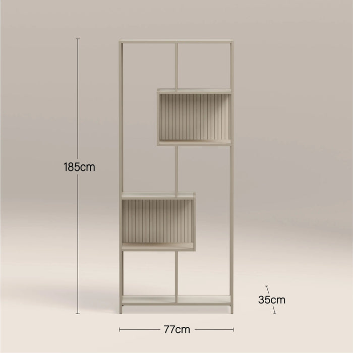 Seaford Bookcase Taupe