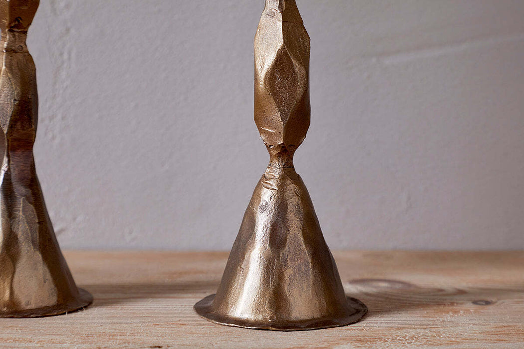 Shani Candlestick Antique Brass