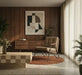 Aspen Accent Chair | Speckled Cappuccino Boucle & Walnut