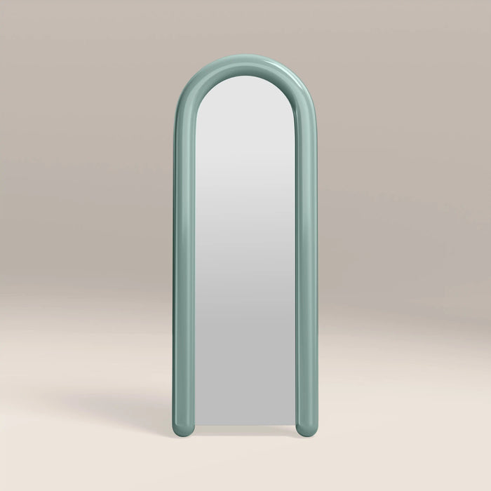 Spencer Arch Full Length Mirror 160x60 cm High Gloss Sky Blue