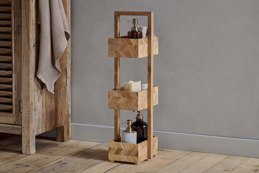 Sukha Mango Wood Storage Caddy Natural