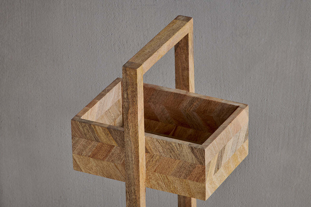 Sukha Mango Wood Storage Caddy Natural