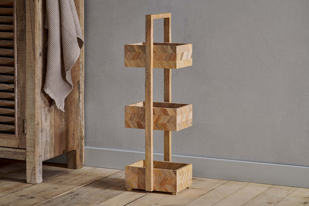 Sukha Mango Wood Storage Caddy Natural