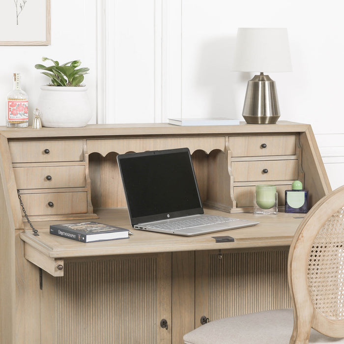 Rustic Wooden Bureau Desk