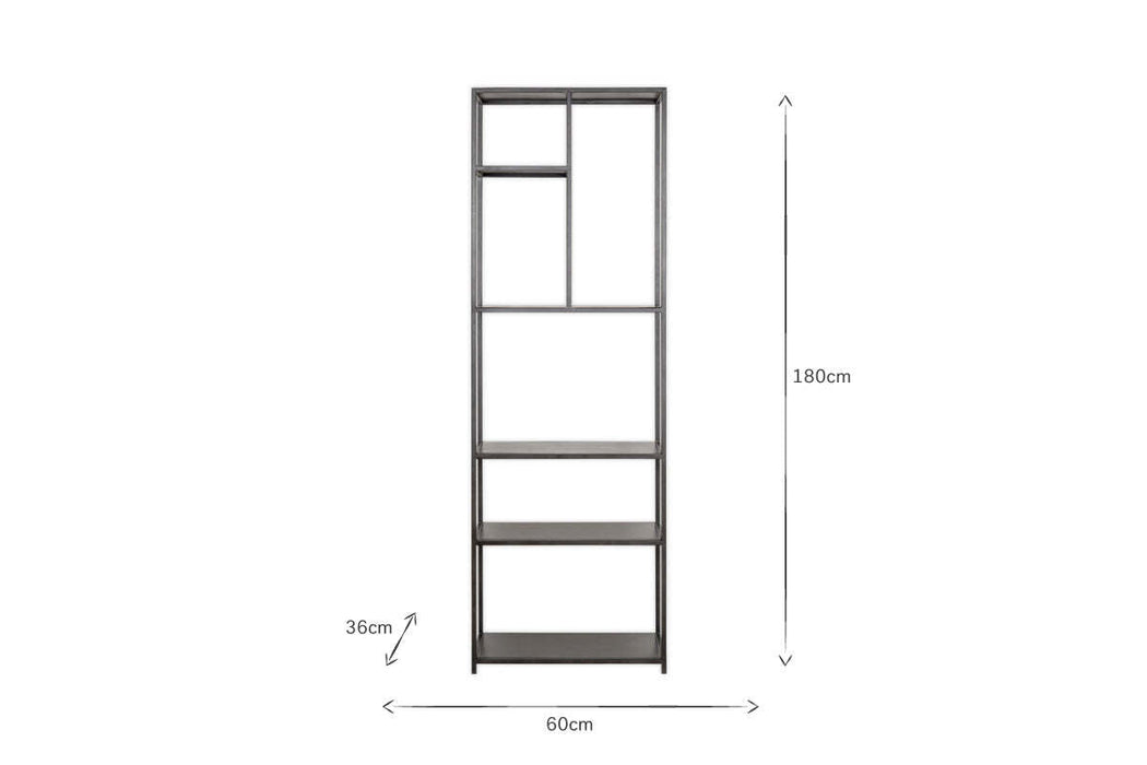 Tanvi Display Shelf Black Narrow