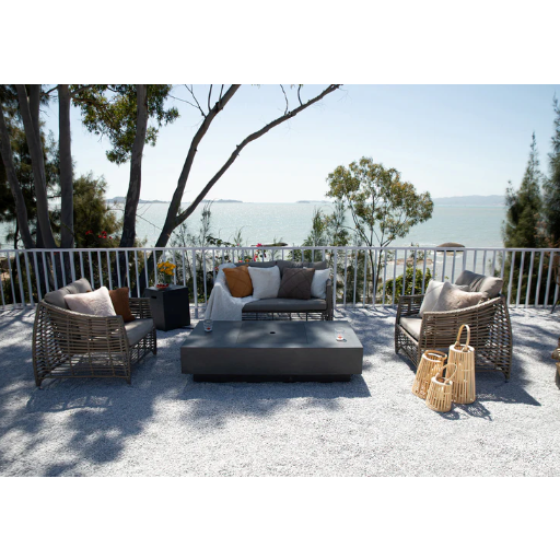 The Cannes Ambient Fire & Dining Table