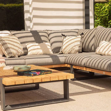 The Nardo Floating Teak Sofa Set