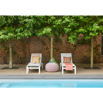 The Portofino Architectural Matt Royal Grey Sun Lounger