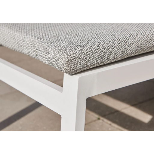 The Portofino Architectural Matt Royal Grey Sun Lounger