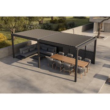 The Sanctuary Manual Louvered Aluminium Pergola
