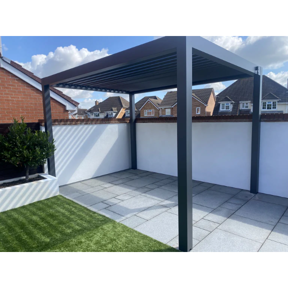 The Sanctuary Manual Louvered Aluminium Pergola