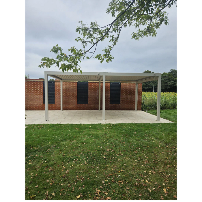 The Sanctuary Manual Louvered Aluminium Pergola