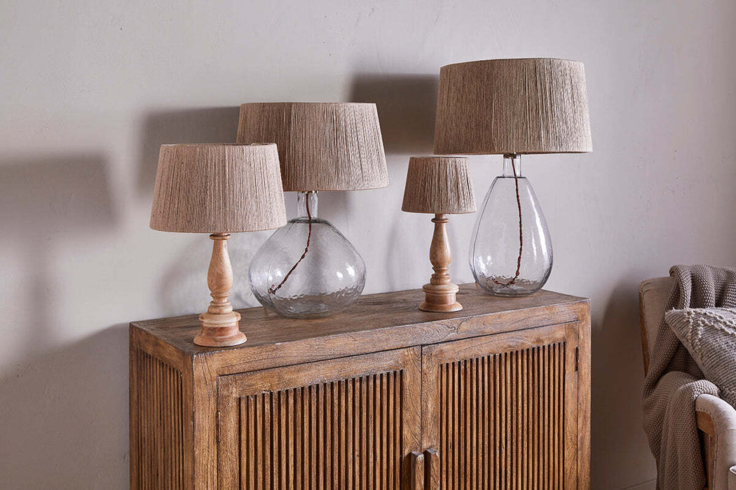 Tiwa Woven Jute Lampshade Natural