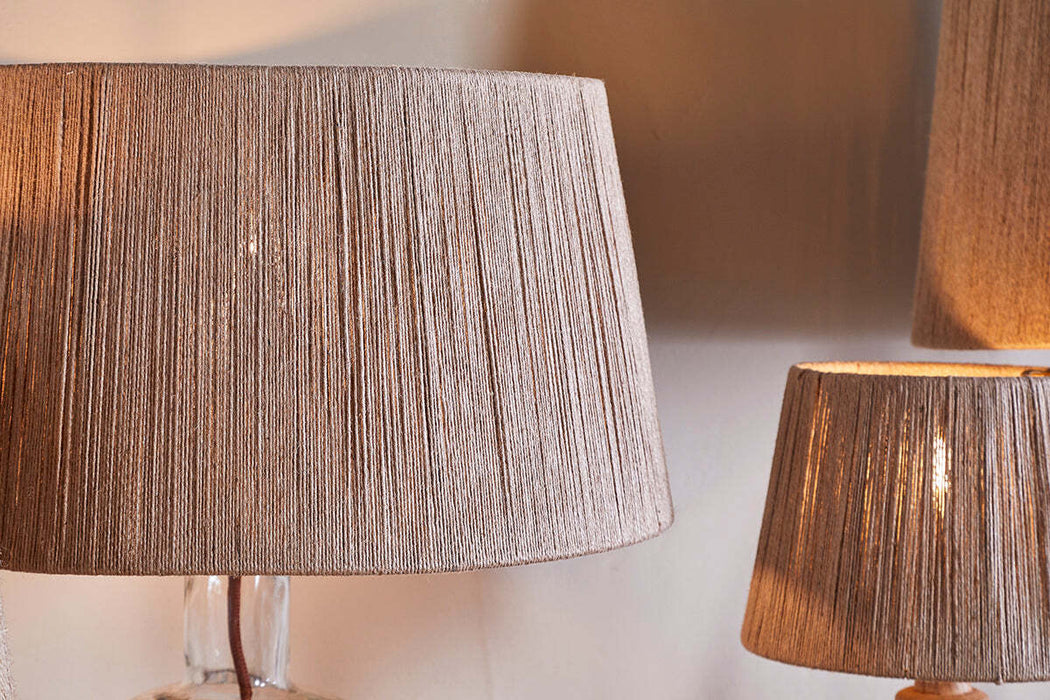 Tiwa Woven Jute Lampshade Natural